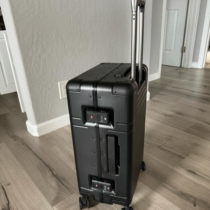 user image by @sanali16, Signature Hardside Trunk Carry On Spinner Suitcase - Open Story™