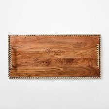 Shop Beaded Brass and Wood Cheese Board with Handles and more Shop Beaded Brass and Wood Cheese Board with Handles and more