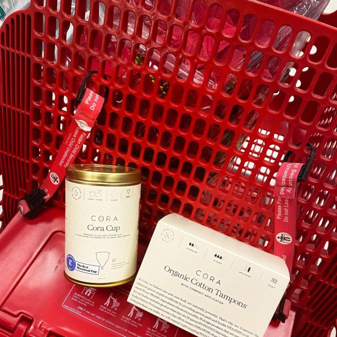 user image by @iamvoneva, Cora Organic Cotton Tampons Mix Pack - Regular/Super Absorbency - 32ct