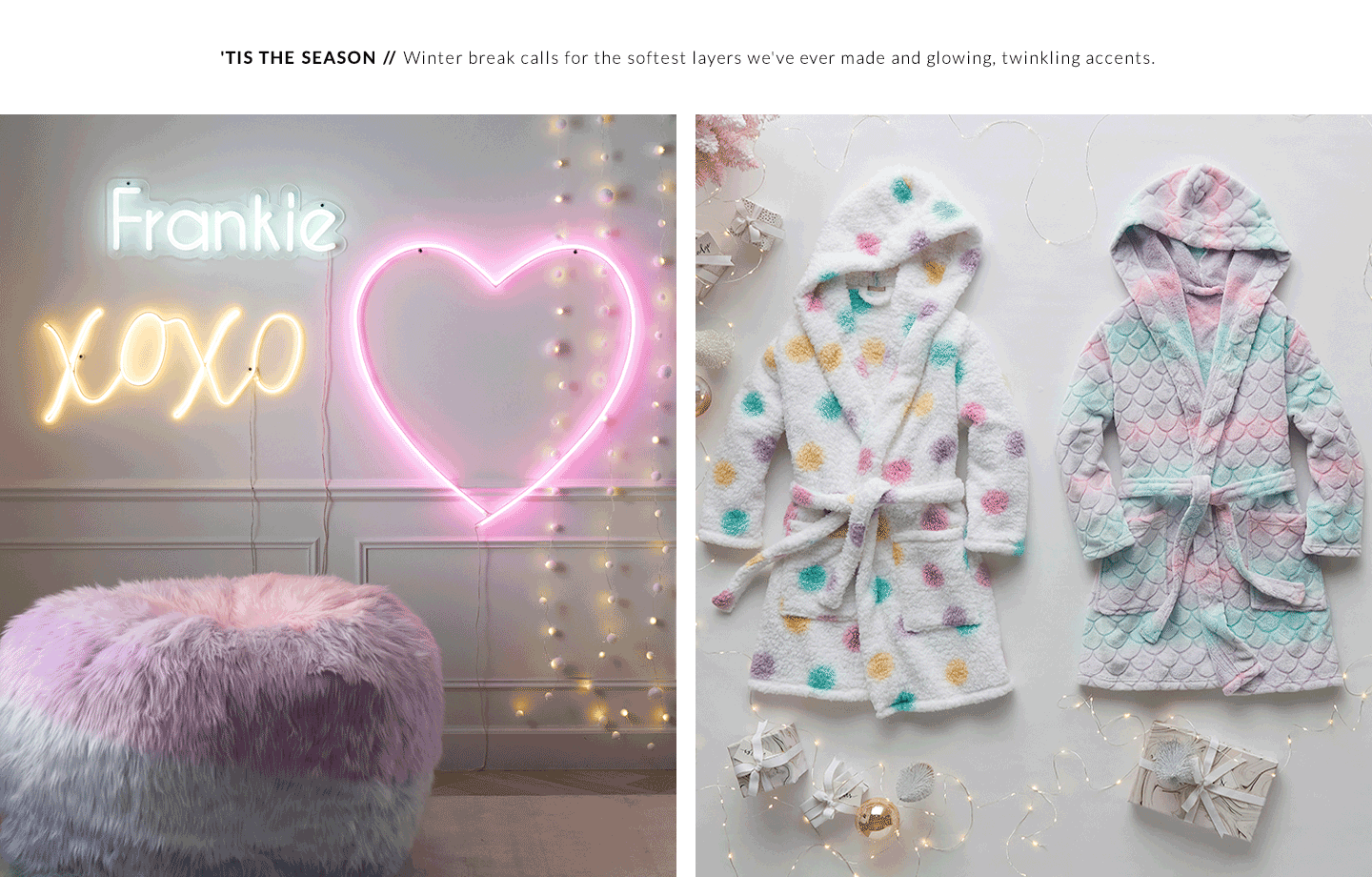 Holiday Lookbook 2022 Pottery Barn Teen