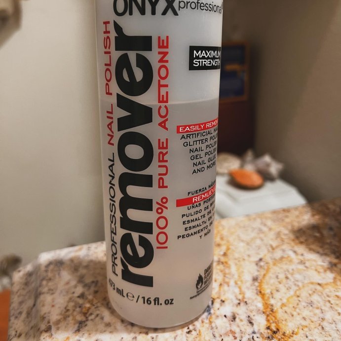 user image by @mikki0721, ONYX Brands Pure Acetone Nail Polish Remover - 16 fl oz