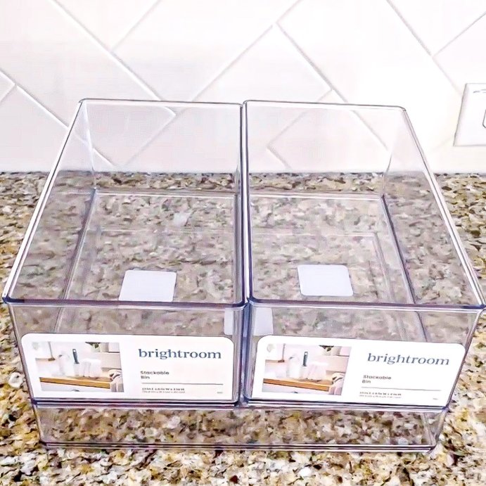 user image by @lyricdavisblog, Plastic Organizer Tray Clear - Brightroom™