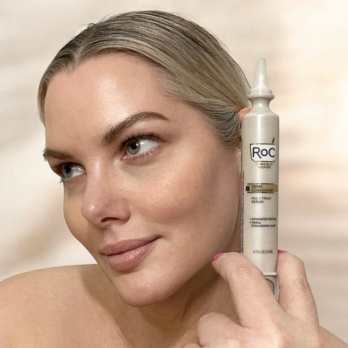 user image by @curvycartel, RoC Derm Correxion Fill + Treat Serum - 0.5 fl oz