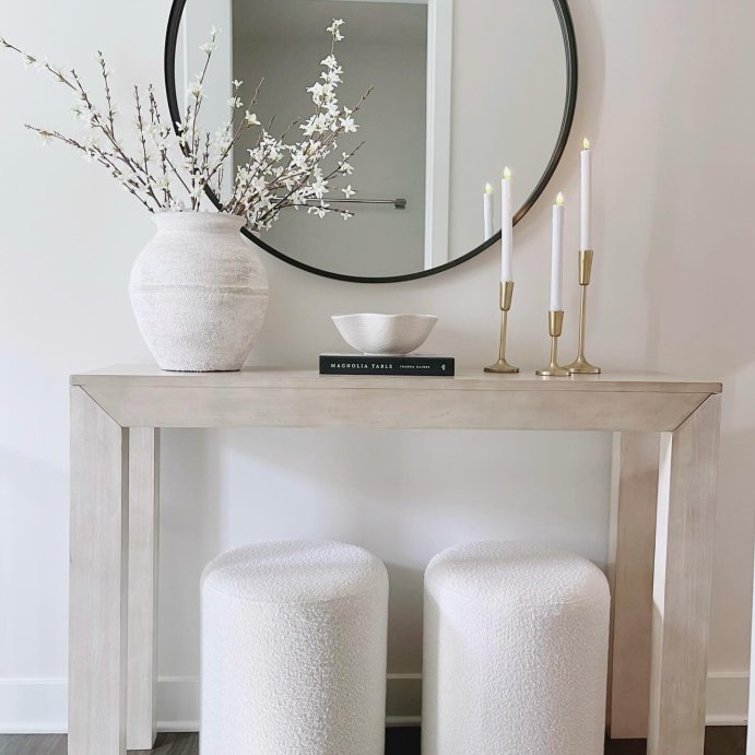 user image by @jeanny.myneutralhome, Set of 3 Aluminum Taper Holders - Threshold™