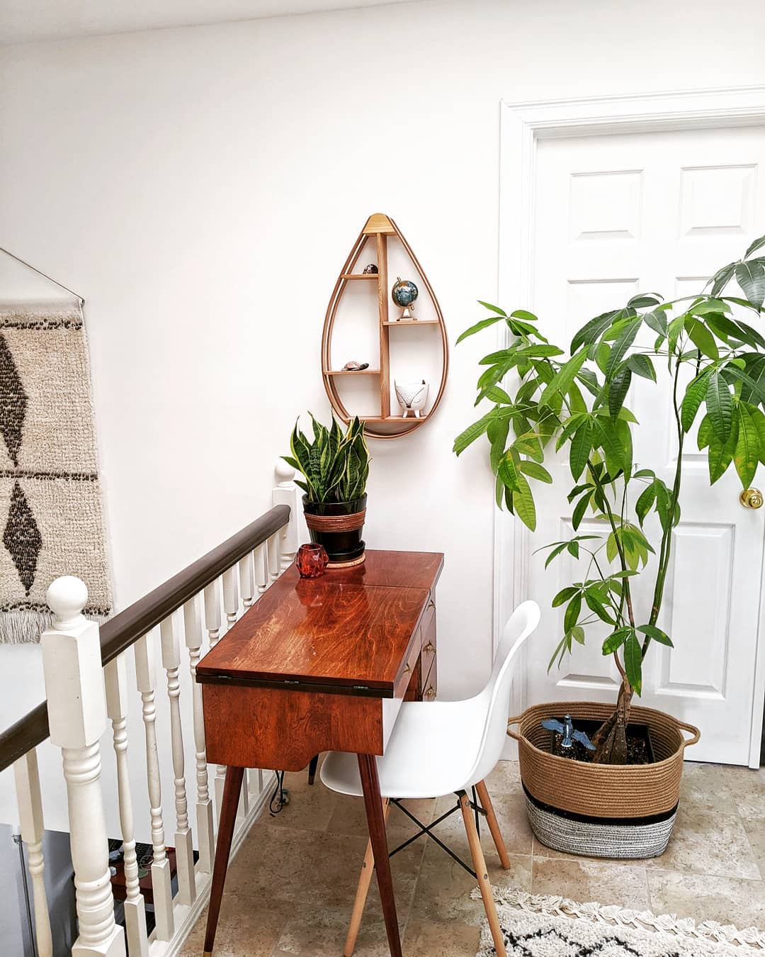 Mid'century green office Instagram Post