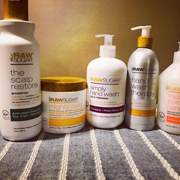 user image by @lilmissinterested, Raw Sugar The Scalp Restore Shampoo - Jojoba + Aloe + Niacinamide - 18 fl oz