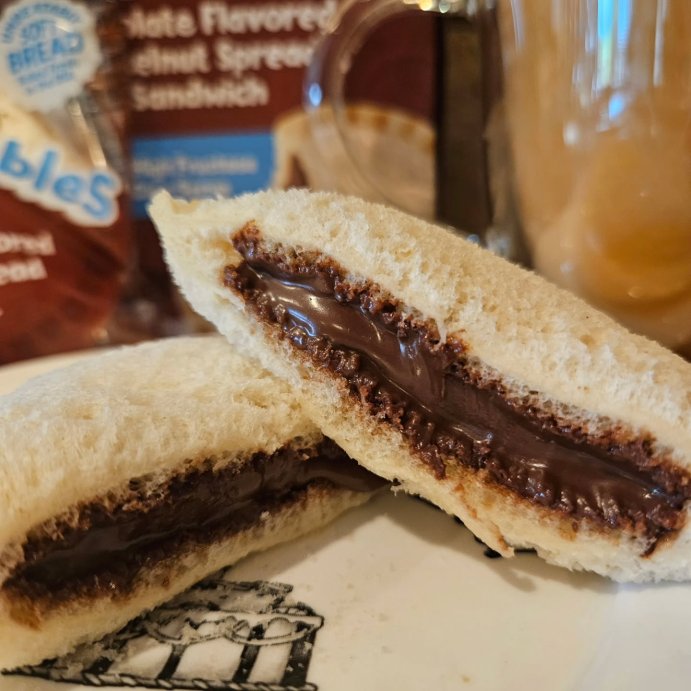 user image by @mudgytheworriedpuppy, Smucker's Uncrustables Frozen Chocolate Flavored Hazelnut Spread Sandwich