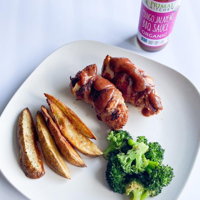 user image by @lucilles_meals, Primal Kitchen Mango Jalapeno BBQ Sauce - 9oz