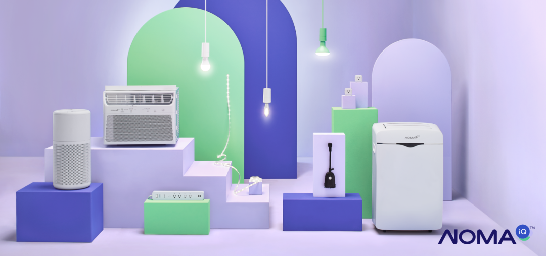 Shop Purificateur d'air intelligent HEPA véritable NOMA iQ avec Wi-Fi, moyen, Climatiseur de fenêtre NOMA iQ Smart ENERGY STAR avec télécommande, 12 000 BTU, Barre d'alimentation intelligente Wi-Fi NOMA iQ à 4 prises et 2 ports USB avec limiteur de surtension, cordon de 4 pi, 300 joules, compatible avec Alexa et l'assistant Google, blanc, Bande lumineuse à DEL intelligente Wi-Fi à intensité variable NOMA iQ,300 lumens, blanc chaud/couleur, 5 m, Ampoules à DEL à intensité variable intelligentes à culot E26 NOMA iQ A19, luminosité ajustable/couleur, paq. 2, Ampoules à DEL intelligentes à intensité variable à culot E12 NOMA iQ, 350 lumens, luminosité ajustable, paq. 2, Ampoule de croissance intelligente à DEL Wi-Fi NOMA iQ, BR30, Prise intelligente Wi-Fi NOMA iQ, paq. 2, compatible avec Alexa et l’assistant Google, blanc, Prise d’extérieur intelligente à 2 prises NOMA iQ, Climatiseur portatif NOMA iQ SACC intelligent avec télécommande, 3 vitesses, 8 000 BTU, blanc and more