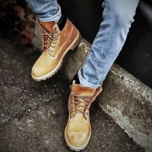 靴 Timberland 6 inch boot Men's Premium 6-Inch Waterproof Boots - Wheat Nubuck