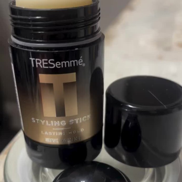 user image by @buggin40, Tresemme A-List Collection Instant Fix Styling Stick, Hair Wax, Golden Vanilla &#38; Sandalwood Scent - 1.05oz