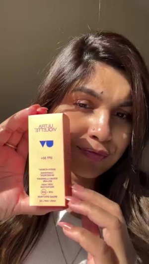 @hello.mishh&rsquo;s instagram video of Ultra Violette Queen Screen SPF 50+ Luminising Serum SKINSCREEN&trade;