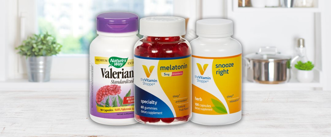 Shop Natures Way Valerian Extract (Standardized) - Restful Sleep (90 Capsules), Melatonin, the Vitamin Shoppe Snooze Right for Sleep & Relaxation (100 Capsules) and more