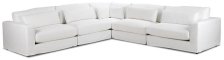 Shop Cozumel White Fabric 5-piece Modular Sectional and more