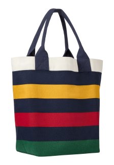 Shop Hudson’s Bay Stripes Everyday Tote Bag, Navy, 10-in and more