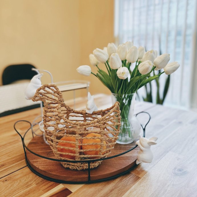 user image by @emmadoan_, Wood and Metal Tray - Hearth &#38; Hand&#8482; with Magnolia: Farmhouse Style, Iron Handles, Decor Platter
