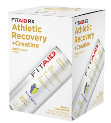 Shop FITAID Rx Athletic Recovery + Creatine Zero Sugar and more
