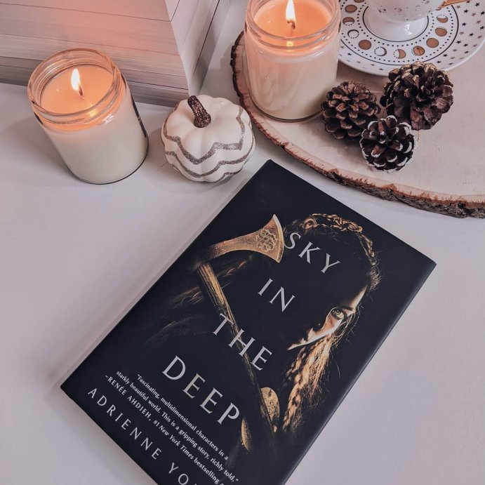 user image by @thepagemistress, Sky in the Deep by Adrienne Young (Hardcover)