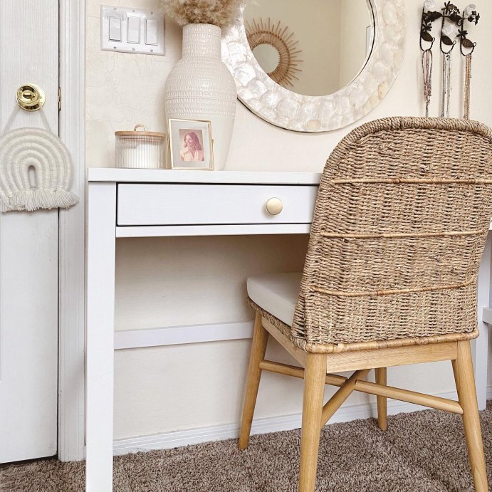 user image by @sara_mudrenko, Juniper Woven Dining Chair with Cushion Natural - Threshold&#8482; designed with Studio McGee