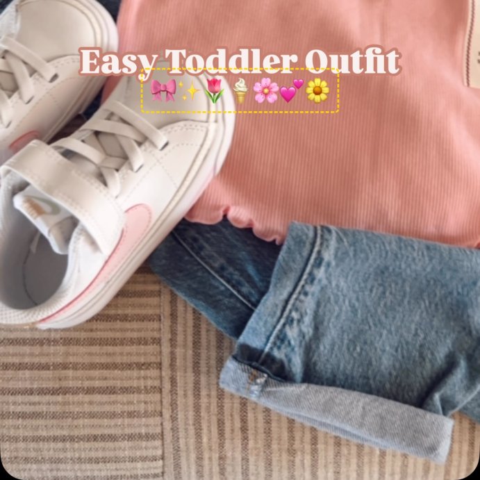 user image by @jules.conner_, Toddler Girls' Paperbag Denim Pants - Cat & Jack™