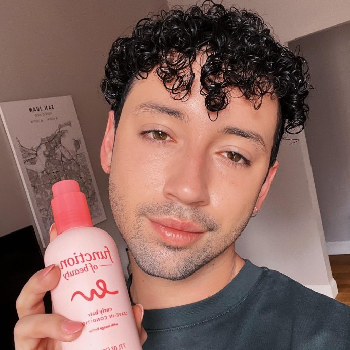 user image by @goodbunnny, Function of Beauty Curly Hair Leave-In Conditioner Base with Mango Butter - 7 fl oz