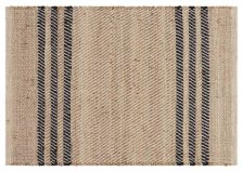 Shop Tapis décoratif Avalon 24x36 jute/noir and more