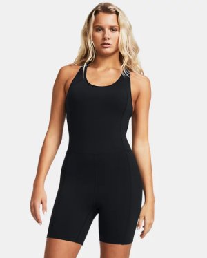 Express Bodycon High Compression Square Neck Bodysuit Black Women's XL