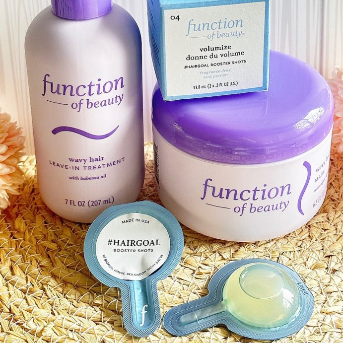 user image by @rainystate_reviews, Function of Beauty Wavy Hair Leave-In Treatment Base with Babassu Oil - 7 fl oz