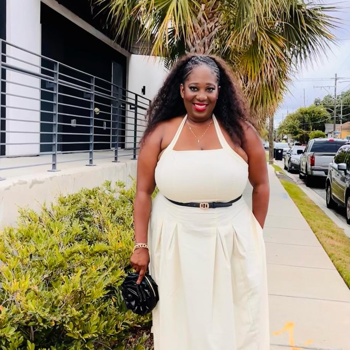 user image by @kolo_kouture, Women's Midi Halter Dress - A New Day™