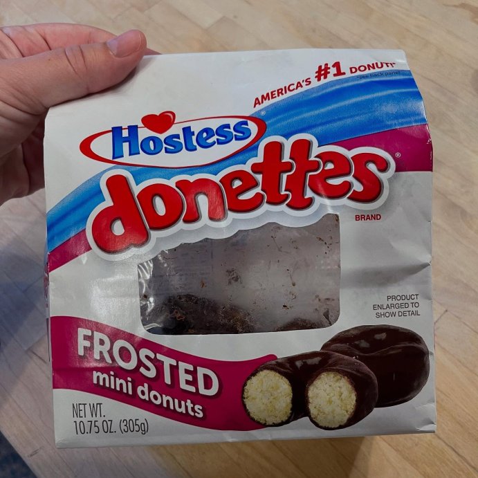 user image by @brittsravereviews, Hostess Donettes Frosted Mini Donuts - 10.75oz