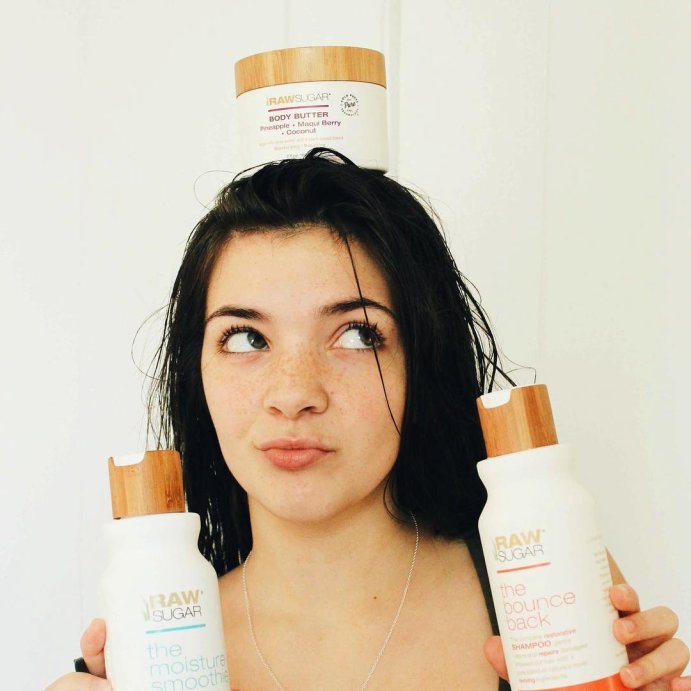 user image by @beka__smith, Raw Sugar The Moisture Smoothie Conditioner - Coconut + Agave + Sweet Almond Milk - 18 fl oz