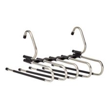 Shop type A Space Saving Magic Pants Hanger, Silver and more