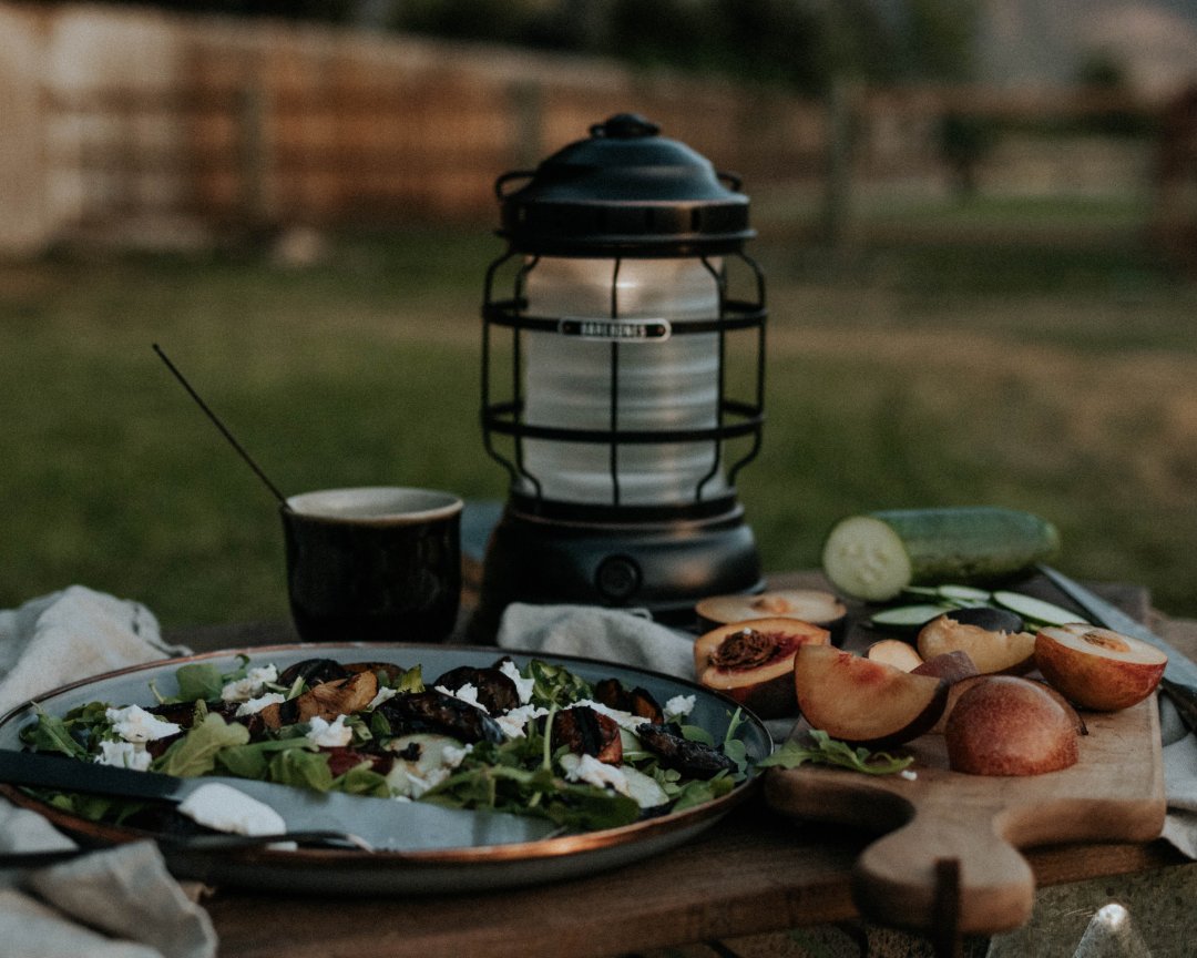 Curated image with Forest Lantern, Enamel Deep Plate Set, Flatware Set, Chef Knife