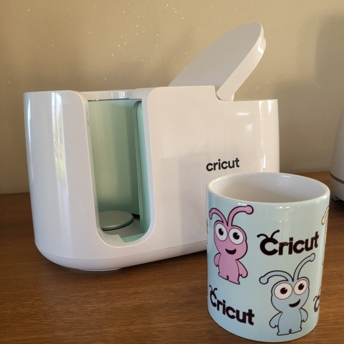 user image by @vanessalamare, Cricut Mug Press: Electric Heat Press Machine for Cricut Cups &#38; Crafting, Metal, 1 Year Warranty