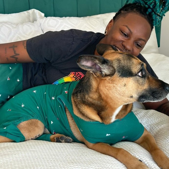 user image by @_shaywayyy, Polar Bear Print Jersey Holiday Matching Family Dog and Cat Pajamas - Wondershop™ Green