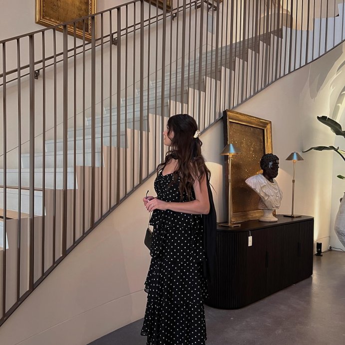 user image by @karissa.distefano, Women's Tiered Ruffle Maxi A-Line Dress - A New Day™