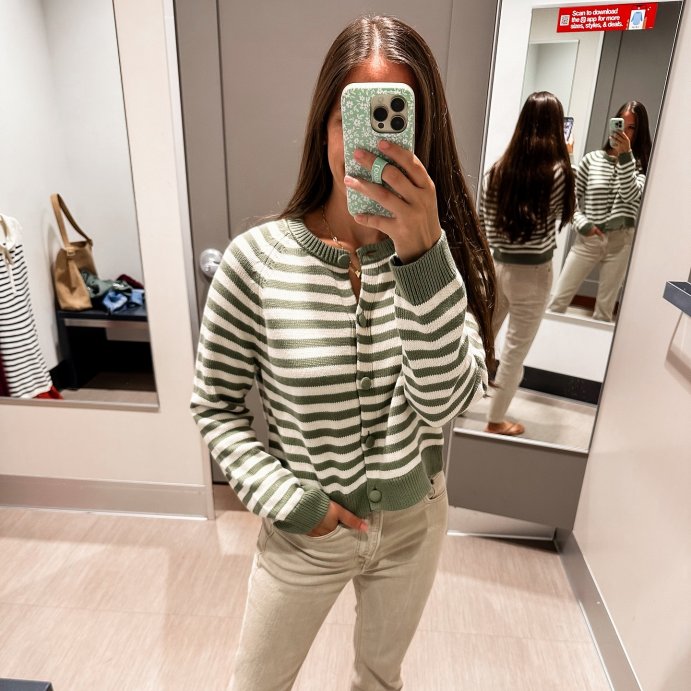 user image by @stylewithmechristamarie, Women's Button-Down Cardigan - Universal Thread™