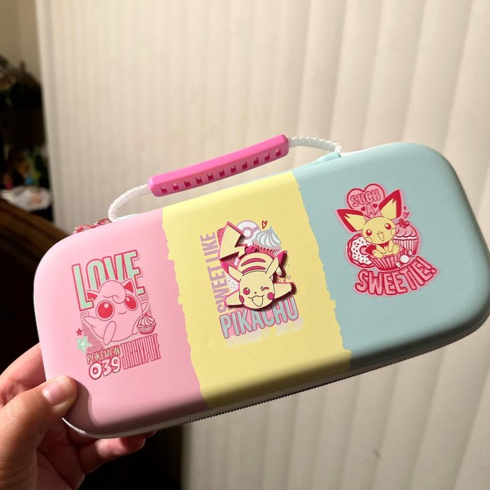 user image by @xrishaboo, PowerA Protection Case for Nintendo Switch - Pok&#233;mon: Sweet Friends: Polyester &#38; Figures Pattern
