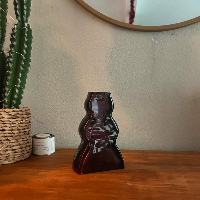 user image by @janice_targetfinds, Wavy Taper Candle Holder Purple - Threshold&#8482;