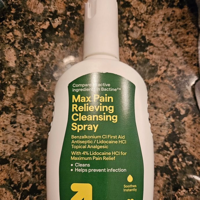 user image by @dees.freebies, Max Pain Relieving Cleansing Spray 4% Lidocaine - 5 fl oz - up&#38;up&#8482;
