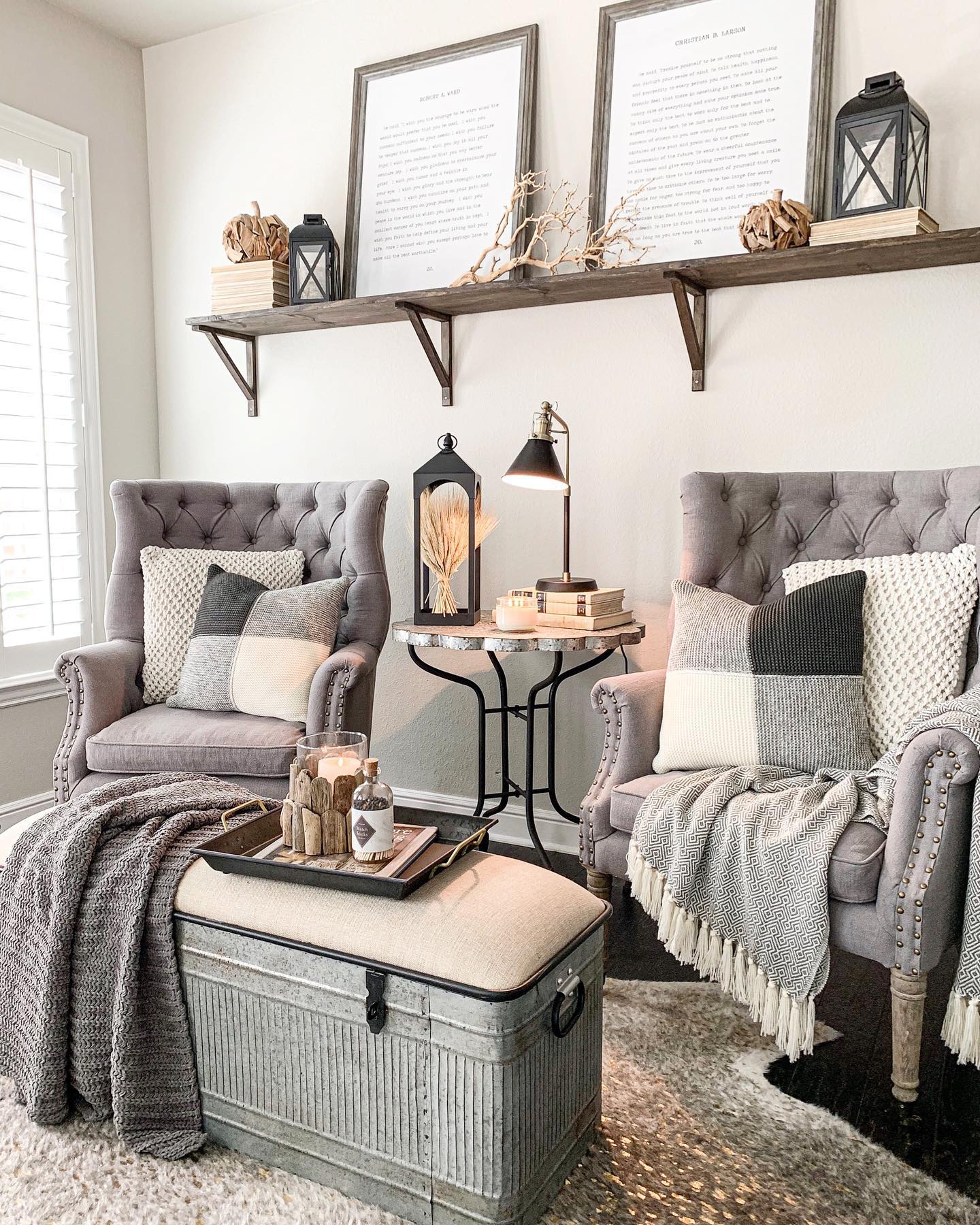 Cozy reading room Instagram Post