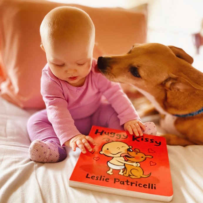 user image by @derriklovato, Huggy Kissy (Board Book) (Leslie Patricelli)