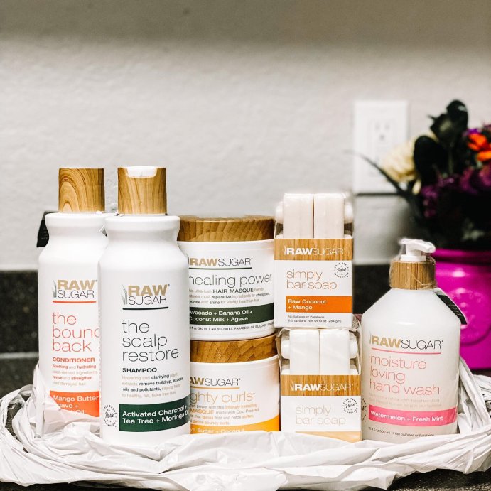 user image by @im.uniquej, Raw Sugar The Scalp Restore Shampoo - Jojoba + Aloe + Niacinamide - 18 fl oz