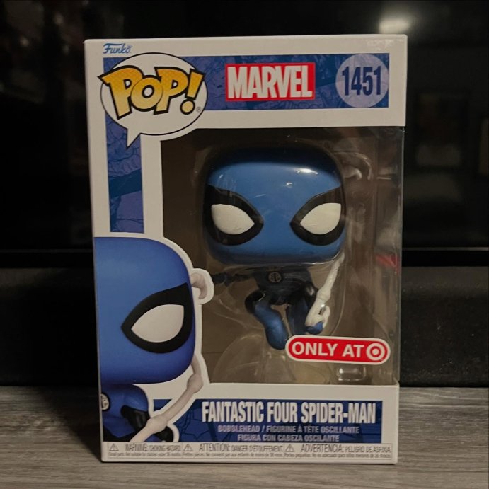 user image by @alexmangin1994, Funko POP! Marvel: Spider-Man in Blue Suit Figure