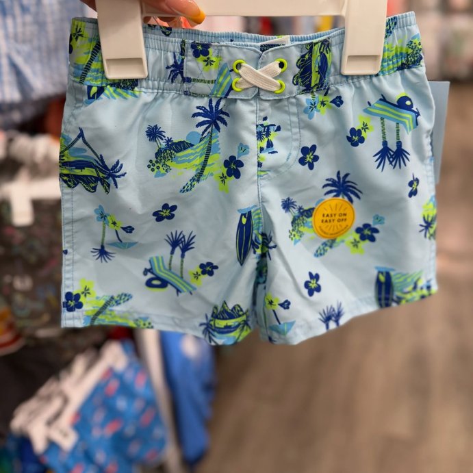 user image by @thathappytargetchick, Toddler Boys' Beach Scenic Printed Swim Board Shorts - Cat & Jack™ Light Blue