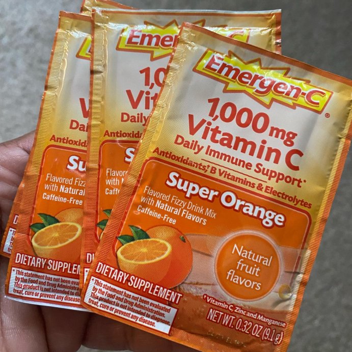 user image by @loveforchrissy, Emergen-C Vitamin C Drink Mix Packets - Super Orange
