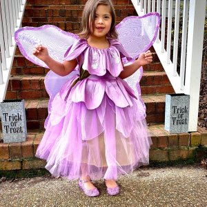 Toddler Light Up Purple Flower Fairy Halloween Costume | Pottery Barn Kids