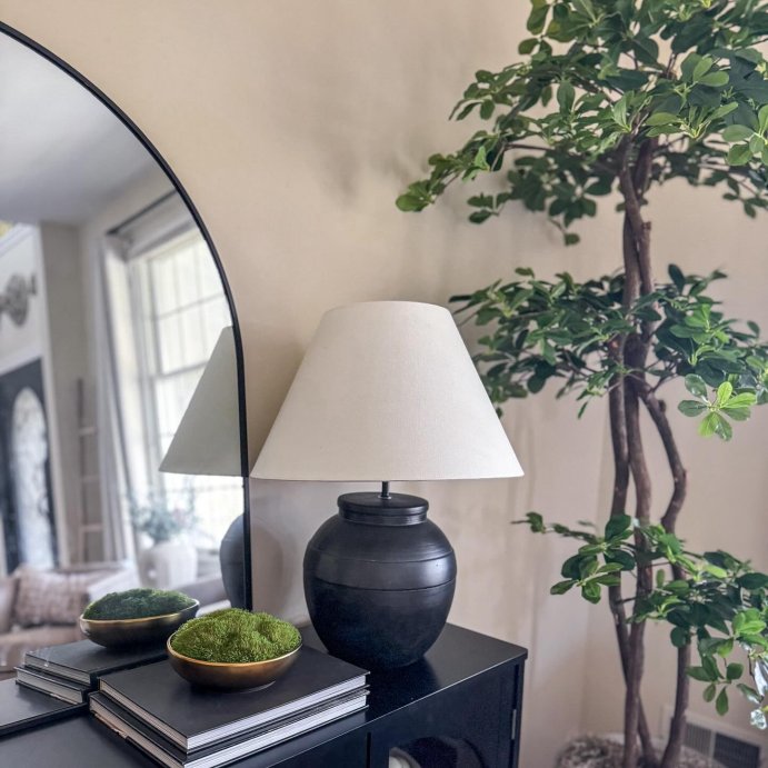 user image by @homewithshom, Moss in Gold Bowl - Threshold&#8482;: Faux Floral Decor, Ceramic Pot, Indoor Tabletop Display
