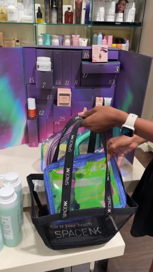@spacenk’s instagram video of Space NK Mini Travel Bag,Space NK Large Travel Bag,Space NK Medium Travel Bag,Space NK Medium Travel Bag