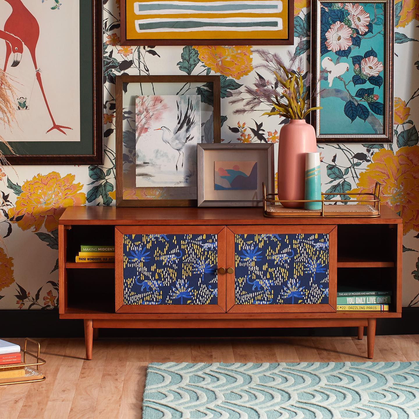 Vintage eclectic vignette Instagram Post